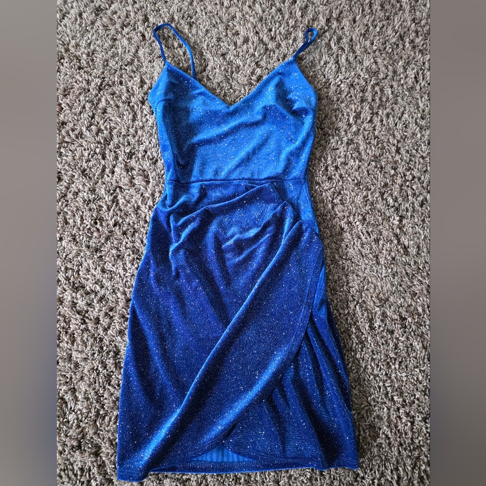 Womens Royal Blue Small Homecoming Dress
